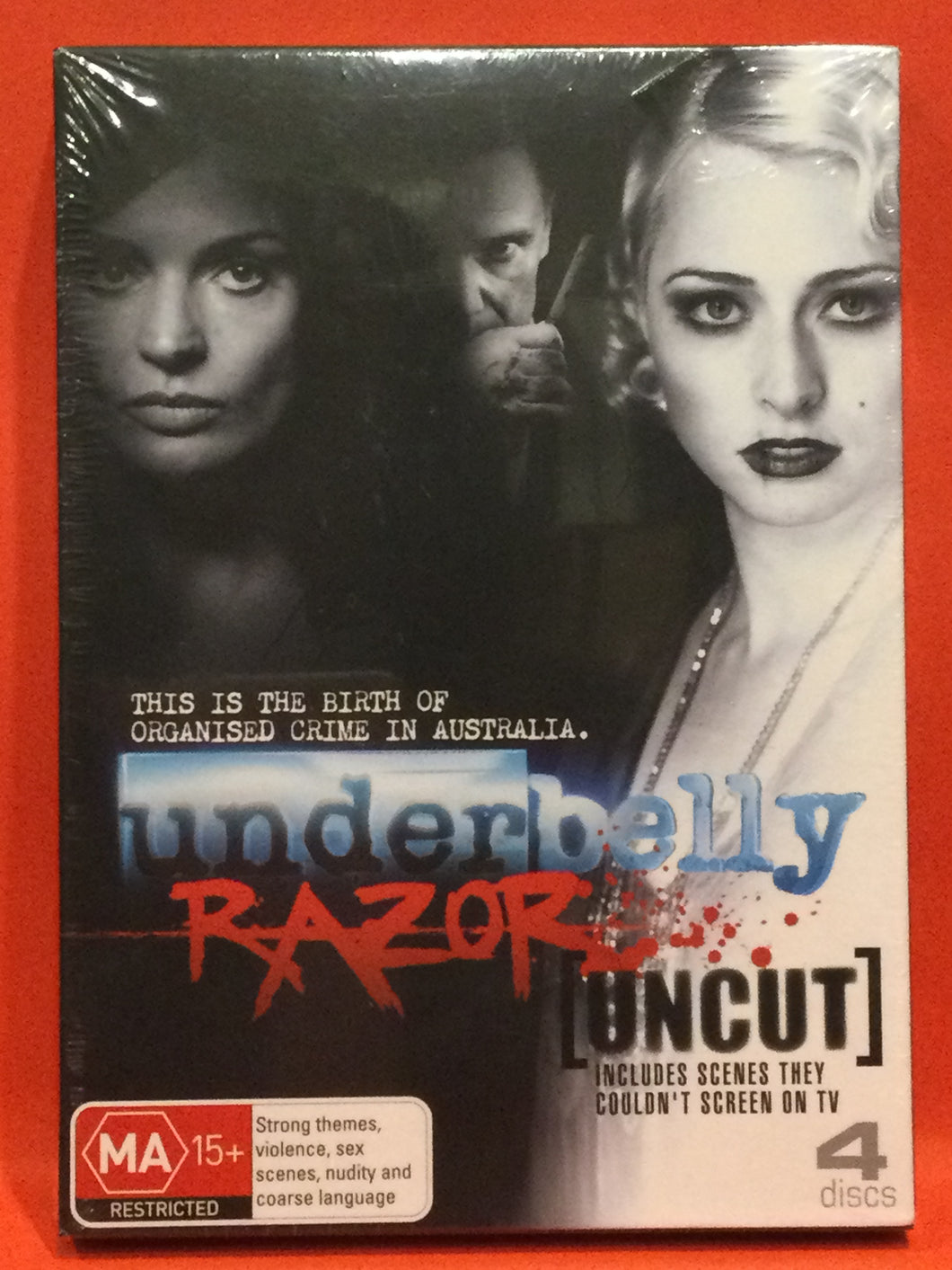 UNDERBELLY RAZOR (UNCUT) DVD (NEW/SEALED)