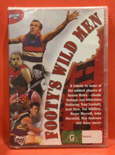 Load image into Gallery viewer, AFL FOOTY&#39;S WILD MEN  - DVD (NEW / SEALED)
