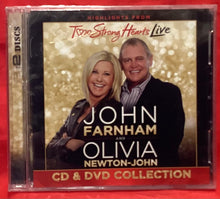 Load image into Gallery viewer, JOHN FARNHAM &amp; OLIVIA NEWTON-JOHN  - HIGHLIGHTS FROM TWO STRONG HEARTS LIVE - CD &amp; DVD (NEW/ SEALED)
