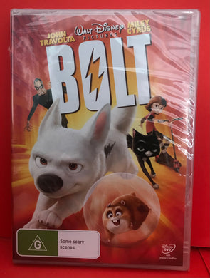 BOLT JOHN TRAVOLTA MILEY CYRUS DVD