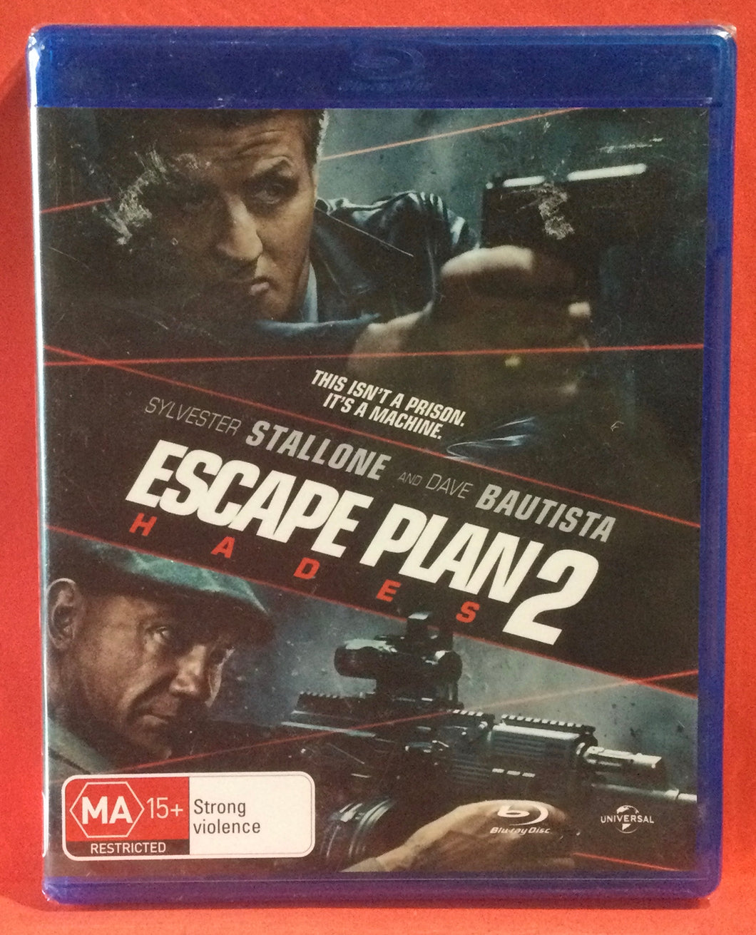 ESCAPE PLAN 2 HADES - BLU RAY (SEALED)