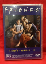 Load image into Gallery viewer, FRIENDS - SEASON 6   - 3 DISCS (NEW / SEALED)
