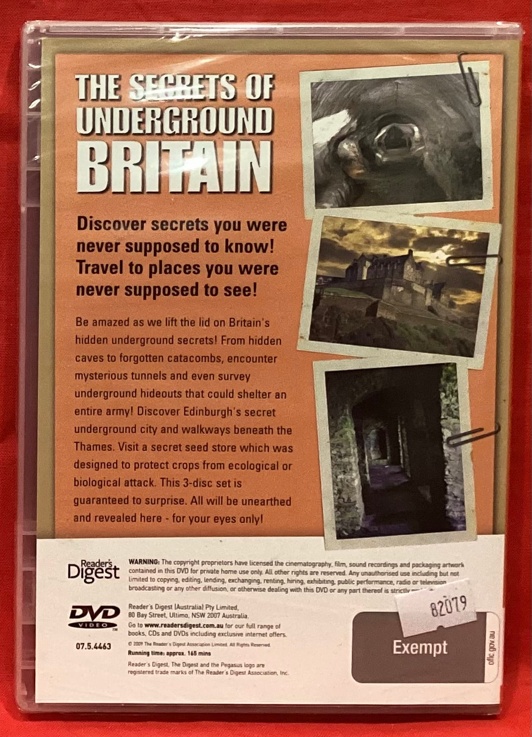 (未使用･未開封品)Amazing Underground Secrets [DVD] Amazing Underground Secrets Readers Digest 2012 DVD 3-Disc