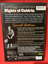 Load image into Gallery viewer, NIGHTS OF CABIRIA  - CRITERION COLLECTION (SECOND HAND)
