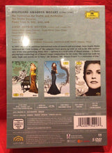 Load image into Gallery viewer, ANNE - SOPHI MUTTER - MOZART CONCERTOS/ SONATAS / TRIOS - 5 DISC SET- DVD (NEW/ SEALED)
