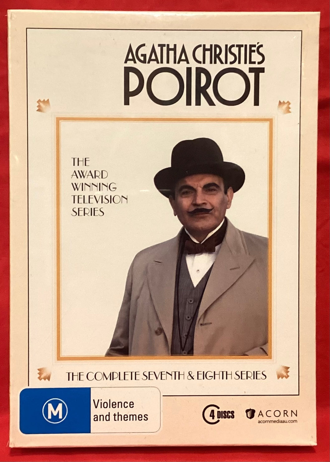 AGATHA CHRISTIE - POIROT - COMPLETE SEVENTH & EIGHTH SERIES - DVD (NEW / SEALED)