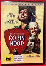 Load image into Gallery viewer, THE ADVENTURES OF ROBIN HOOD (1938) DVD (NEW/ SEALED)
