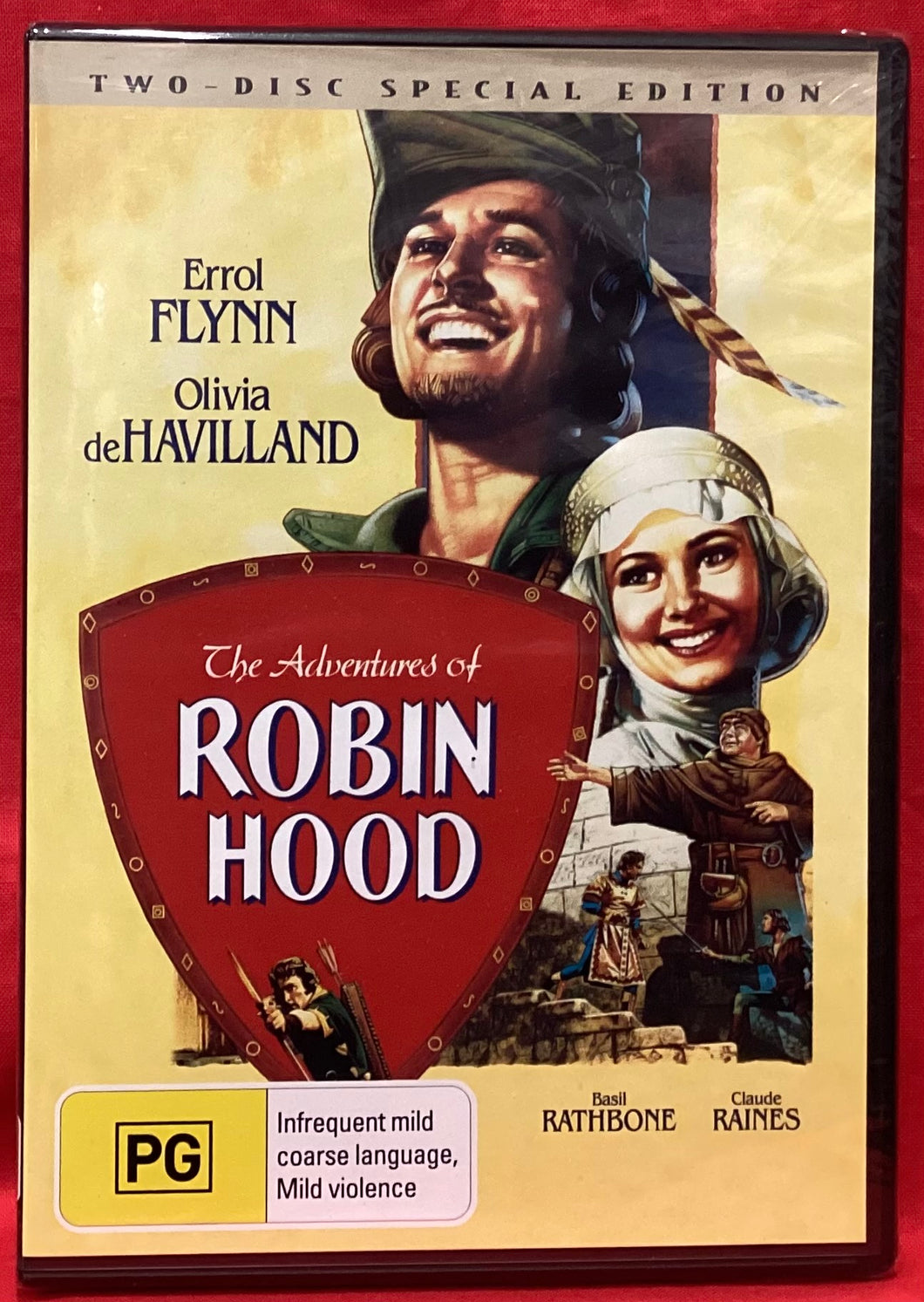 THE ADVENTURES OF ROBIN HOOD (1938) DVD (NEW/ SEALED)