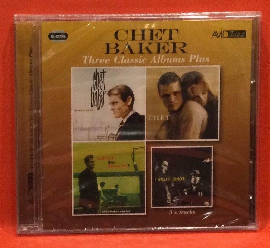 CHET BAKER - THREE CLASSIC ALBUMS PLUS - CD (NEW/SEALED)