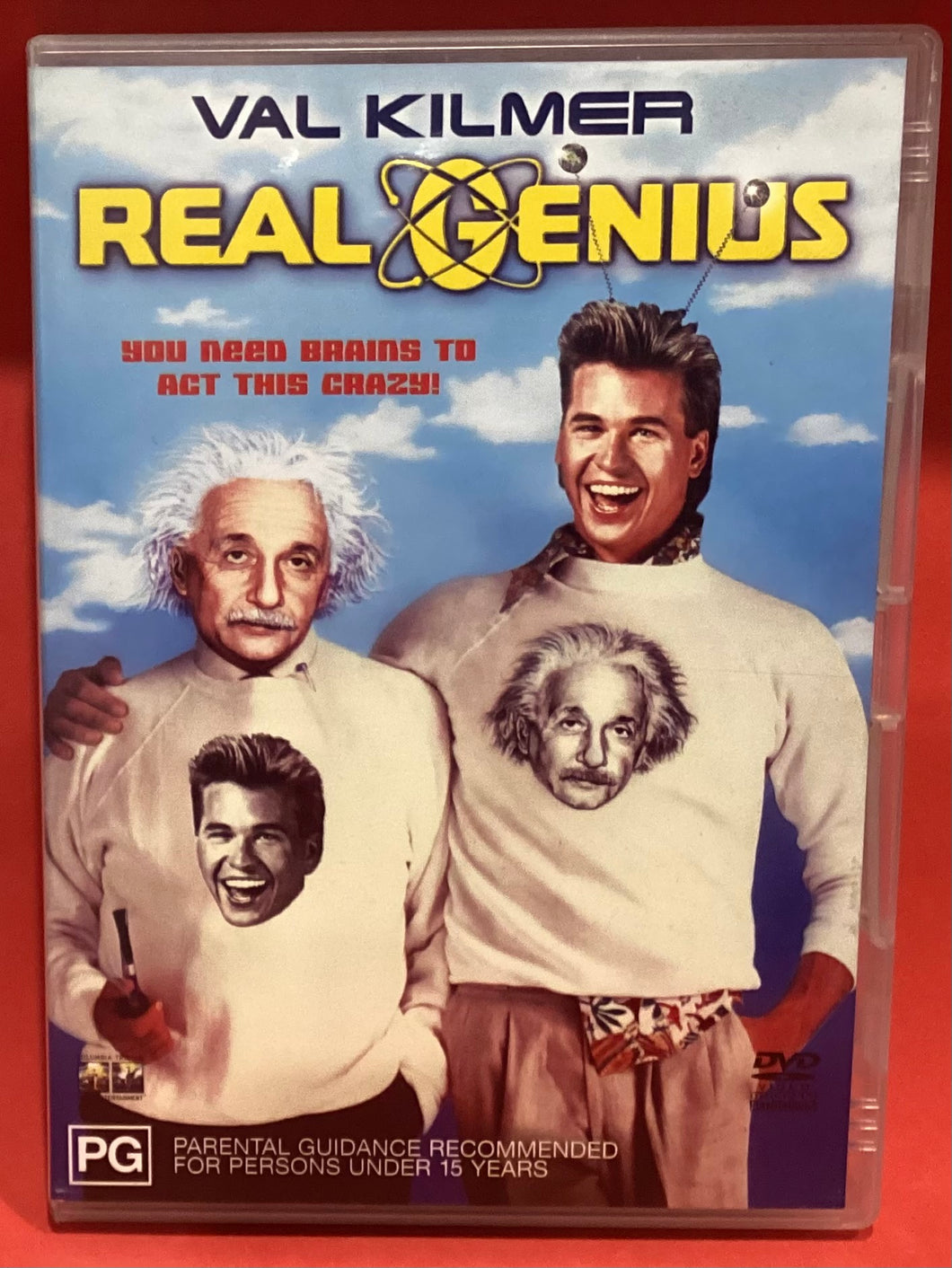 REAL GENIUS - VAL KILMER - DVD - HARD TO FIND 1985 (SECOND-HAND)