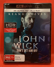 Load image into Gallery viewer, JOHN WICK - 2 DISCS -  4K ULTRA HD  &amp; BLU-RAY (NEW/ SEALED)
