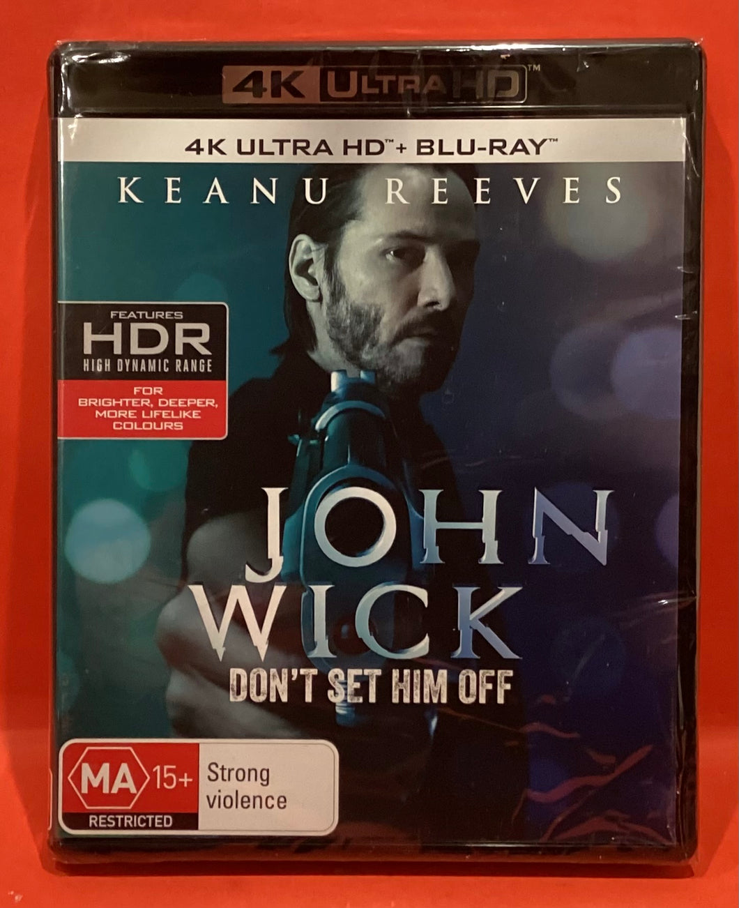JOHN WICK - 2 DISCS -  4K ULTRA HD  & BLU-RAY (NEW/ SEALED)