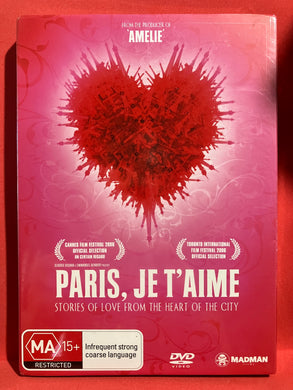 paris je t'aime dvd