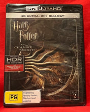Load image into Gallery viewer, HARRY POTTER AND THE CHAMBER OF SECRETS -  4K ULTRA HD  &amp;  BLU-RAY (NEW/ SEALED) (Copy)
