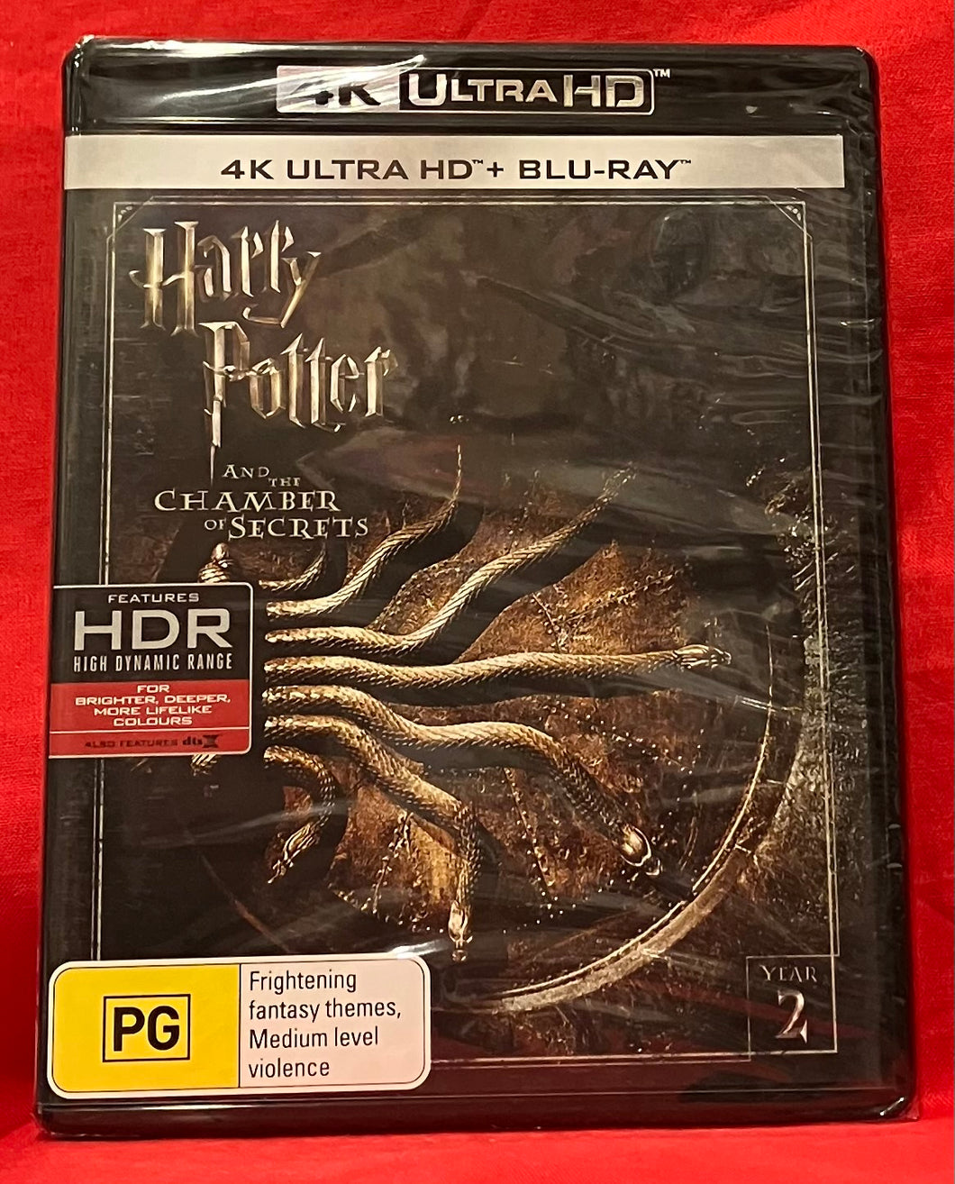 HARRY POTTER AND THE CHAMBER OF SECRETS -  4K ULTRA HD  &  BLU-RAY (NEW/ SEALED) (Copy)