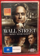 Load image into Gallery viewer, WALL STREET - MONEY NEVER SLEEPS -2 DISC DVD (NEW/ SEALED)
