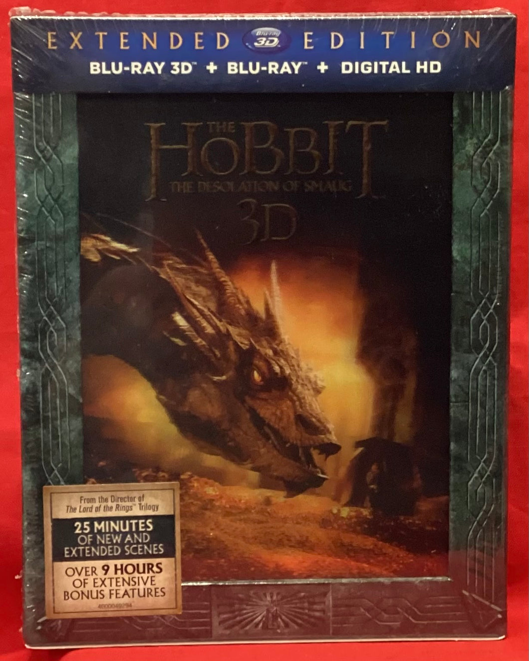 THE HOBBIT - THE DESOLATION OF SMAUG - EXTENDED EDITION -3D  BLU RAY & BLU-RAY (NEW/ SEALED) (Copy)