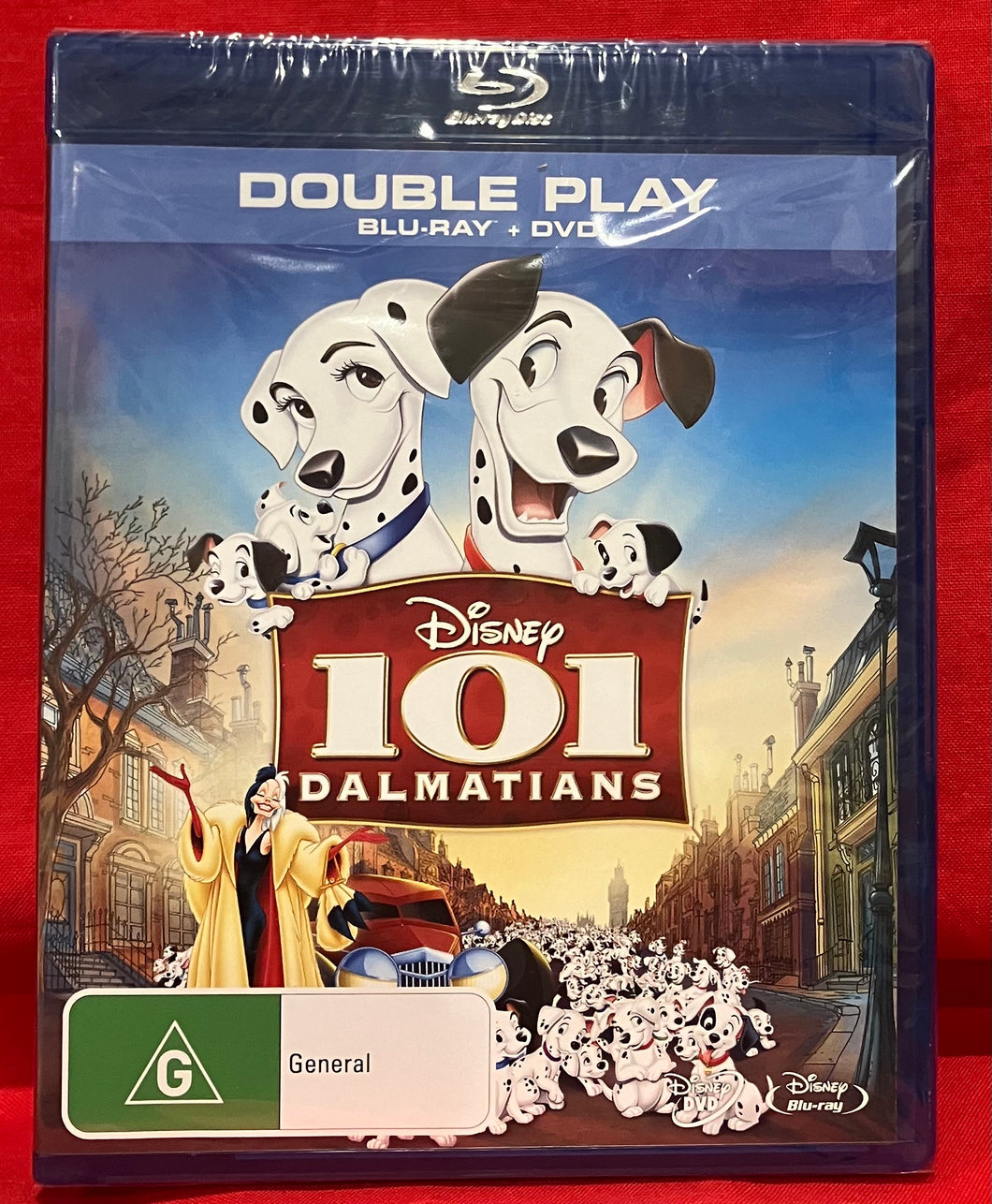 WALT DISNEY - 101 DALMATIONS  - BLU-RAY & DVD (NEW/ SEALED)