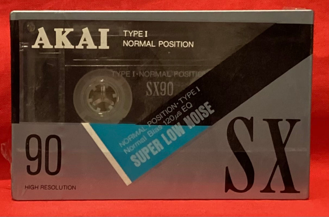 AKAI  SX-90  -   BLANK CASSETTE (NEW/ SEALED)