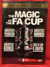 Load image into Gallery viewer, THE MAGIC OF THE FA CUP - 4 DISC EDITION - DVD (NEW/ SEALED)
