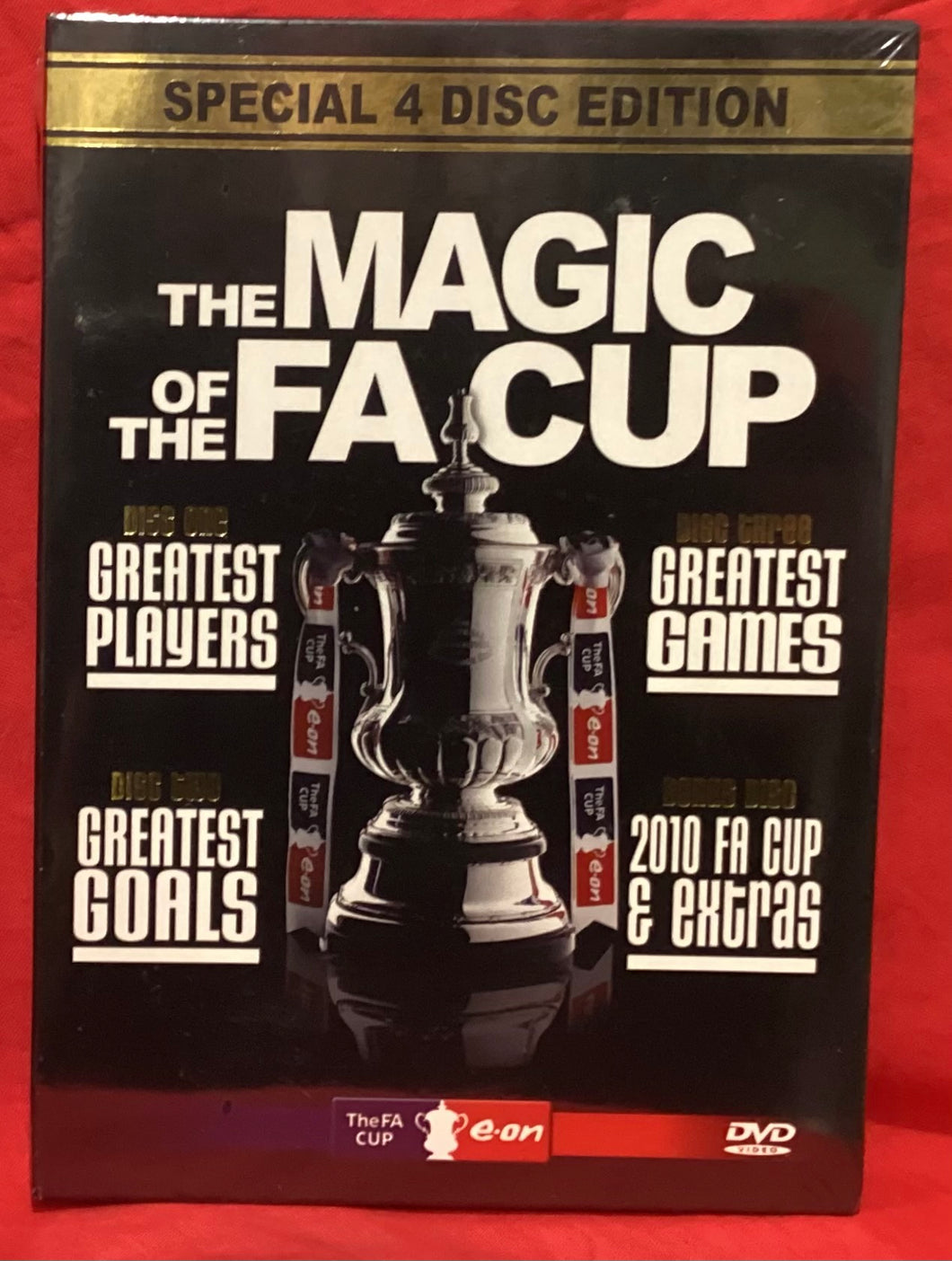 THE MAGIC OF THE FA CUP - 4 DISC EDITION - DVD (NEW/ SEALED)