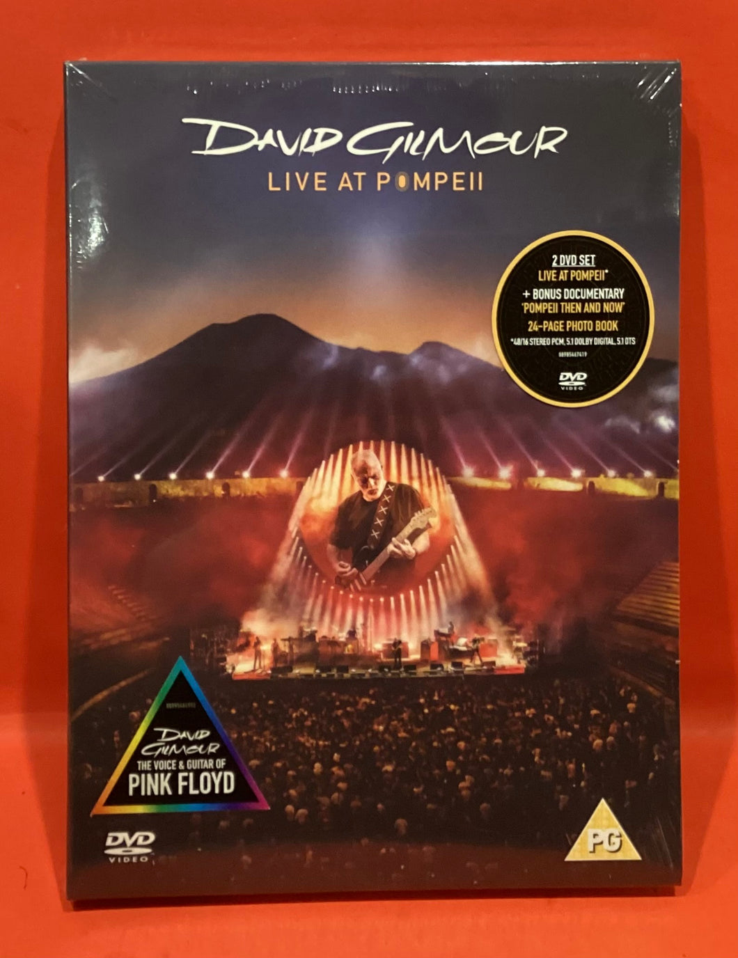DAVID GILMOUR - LIVE AT POMPEII - 2 DISCS - DVD  (NEW / SEALED)