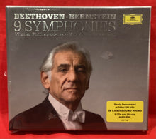 Load image into Gallery viewer, BEETHOVEN -BERNSTEIN - 9 SYMPHONIES - 5X CD + BLU-RAY AUDIO BOX SET -  CLASSICAL
