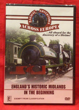Load image into Gallery viewer, RAILWAY ADVENTURES ACROSS EUROPE - ENGLAND'S HISTORIC MIDLANDS   - DVD (NEW / SEALED)
