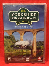 Load image into Gallery viewer, THE YORKSHIRE STEAM RAILWAY - ALL ABOARD SERIES 1 &amp; 2 - 3 DISCS  - DVD  (NEW/ SEALED)
