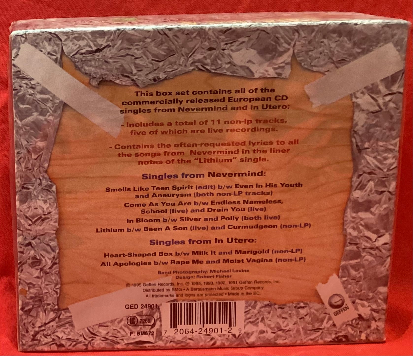 NIRVANA - SINGLES BOX SET - CD (NEW/ SEALED) – Dixon