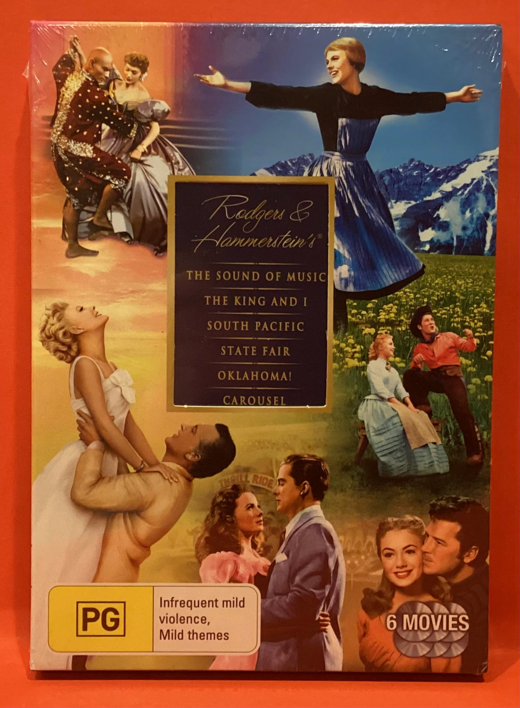 RODGERS & HAMMERSTEIN COLLECTION - 6 MOVIES - DVD   (NEW/SEALED)