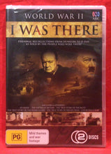 Load image into Gallery viewer, WORLD WAR II - I WAS THERE - 2 DISCS - DVD (NEW / SEALED)
