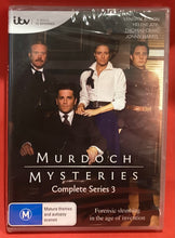 Load image into Gallery viewer, MURDOCH MYSTERIES - COMPLETE SERIES 3 - DVD (NEW/ SEALED)
