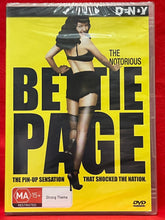 Load image into Gallery viewer, THE NORTORIOUS BETTY PAGE - DVD (NEW/ SEALED)
