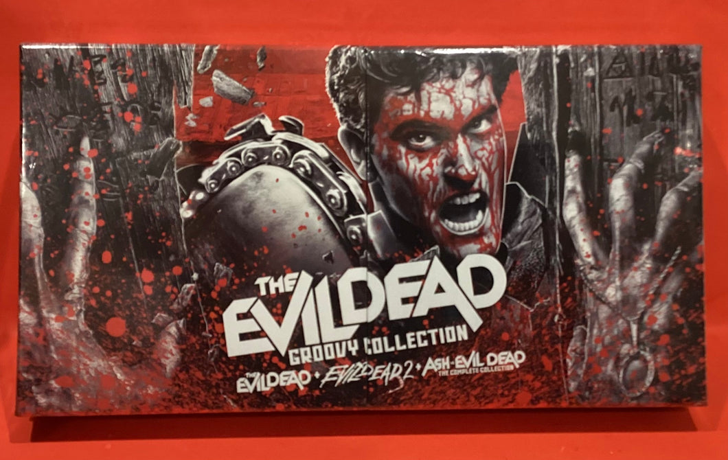 THE EVIL DEAD - GROOVY COLLECTION  -  4K ULTRA HD & BLU-RAY    (NEW/ SEALED)