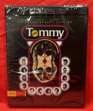Load image into Gallery viewer, TOMMY - THE MOVIE - 50TH ANNIVERSARY EDITION    - 4K ULTRA HD &amp; BLU-RAY   (NEW/ SEALED)
