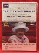 Load image into Gallery viewer, DIAMOND JUBILEE - HR QUEEN ELIZABETH II - OFFICIAL BBC HIGHLIGHTS  - DVD (NEW / SEALED)

