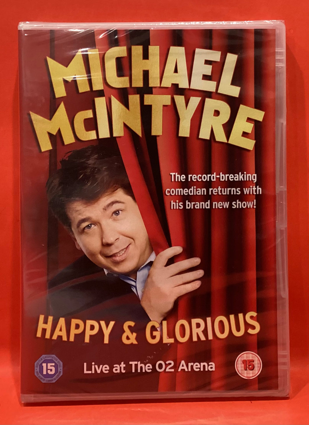 MICHAEL McINTYRE - HAPPY & GLORIOUS  - DVD (NEW/ SEALED)