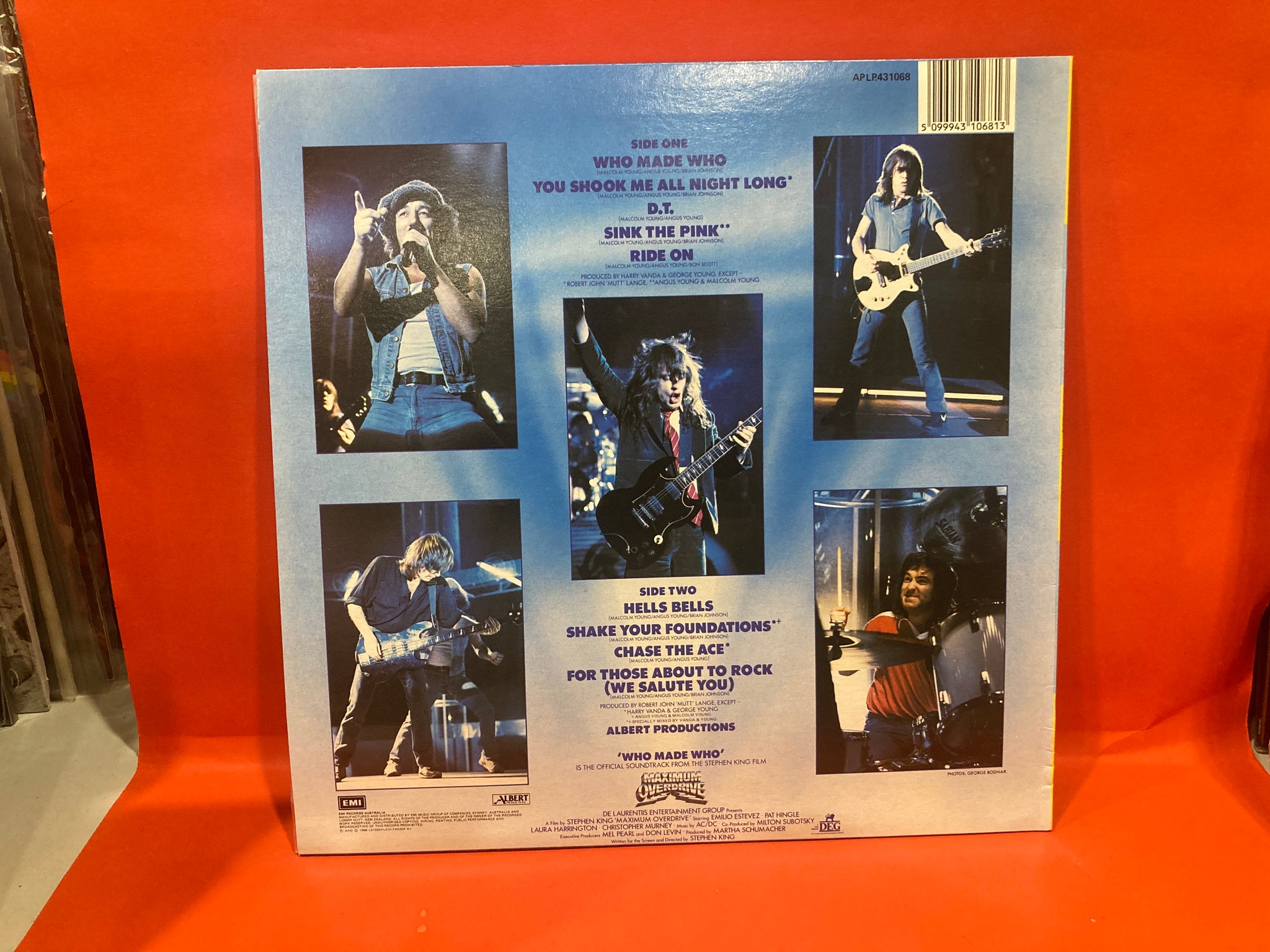 欧LP AC/DC Who Made Who 19658834621 Columbia,  Pro /00260 AC/DC – Who Made Who – Vinyl (LP, Compilation, Club Edition