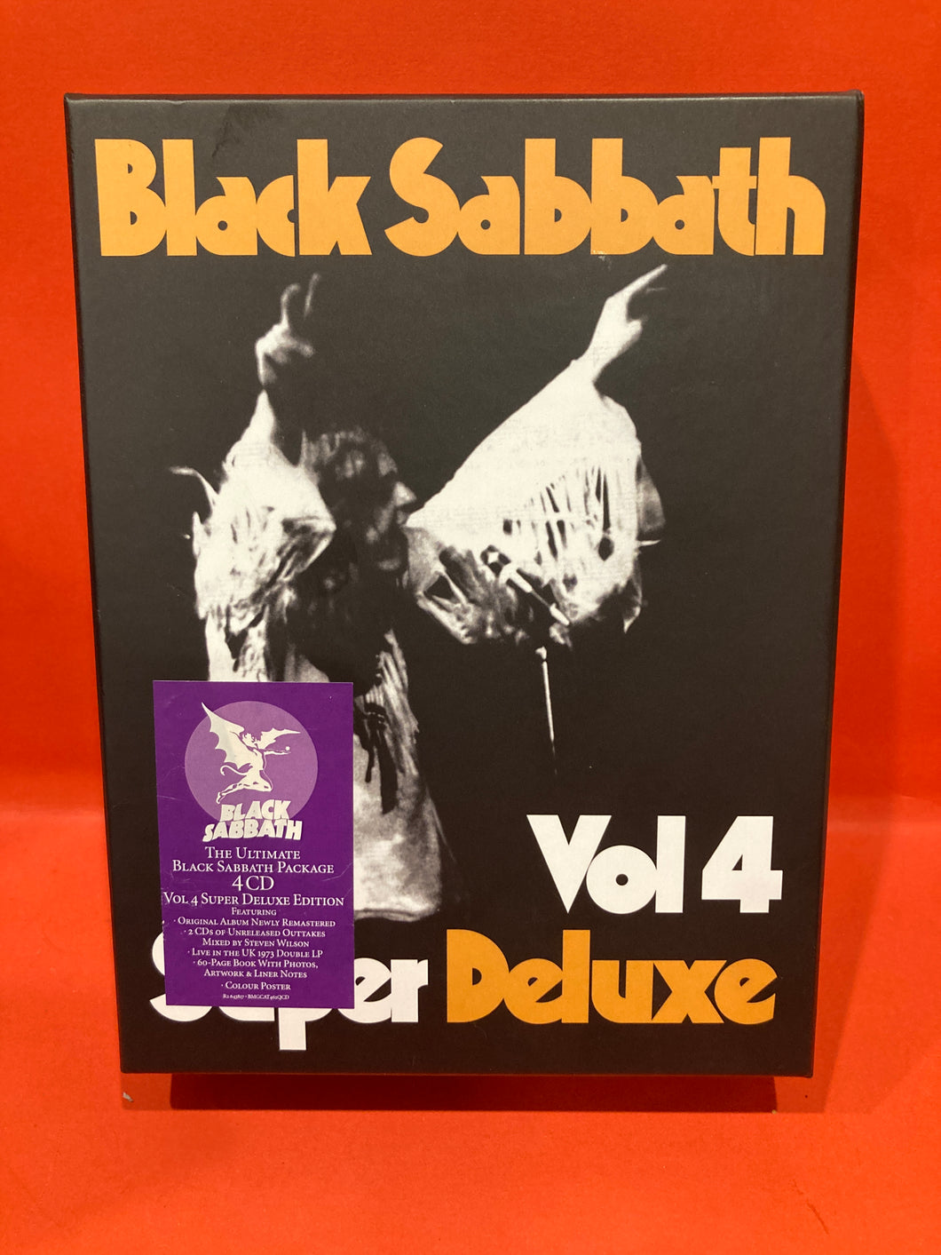 BLACK SABBATH - VOL 4. - SUPER DELUXE - BOX SET - 4 X CD DISCS (Copy)