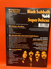 Load image into Gallery viewer, BLACK SABBATH - VOL 4. - SUPER DELUXE - BOX SET - 4 X CD DISCS (Copy)
