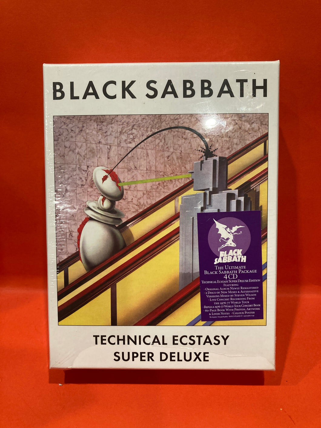 BLACK SABBATH - TECHNICAL ECSTASY - SUPER DELUXE - BOX SET - 4 X CD DISCS (SEALED)