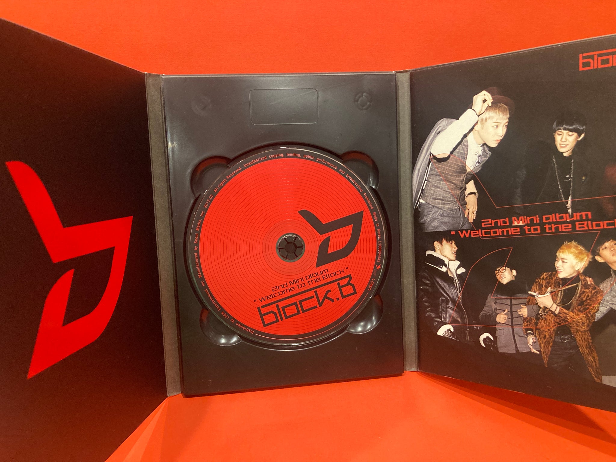 BLOCK B - WELCOME TO THE BLOCK - MINI ALBUM - LTD ED DELUXE CD
