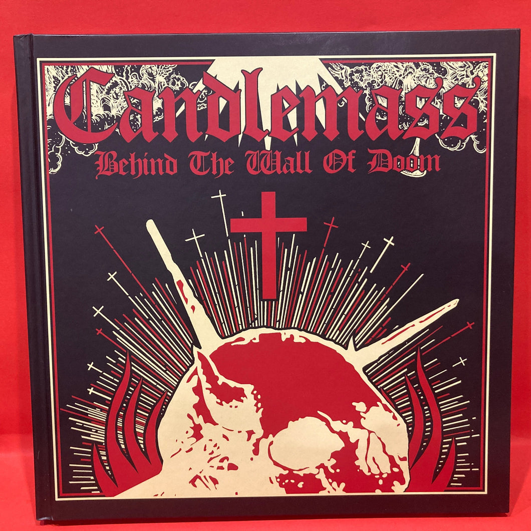 CANDLEMASS - BEHIND THE WALL OF DOOM - 3XCD + 2X DVD ART BOOK /  DELUXE  BOX SET - SIGNED