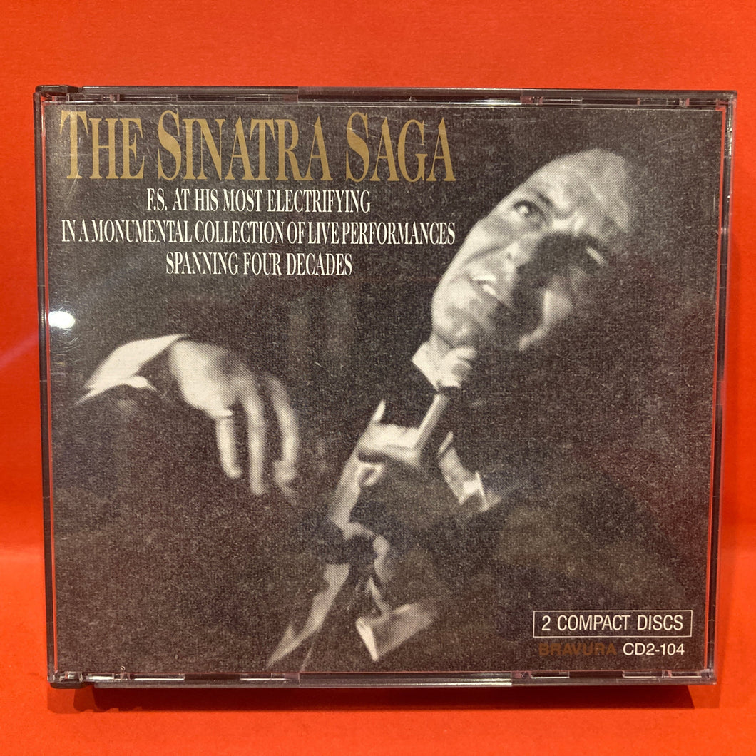 FRANK SINATRA - THE FRANK SINATRA SAGA - 2X CD SET - RARE LIVE COMPILATION