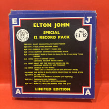 Load image into Gallery viewer, ELTON JOHN - SPECIAL 12 RECORD PACK - 12 X  7&quot; singles  -  VINYL BOX - 45s
