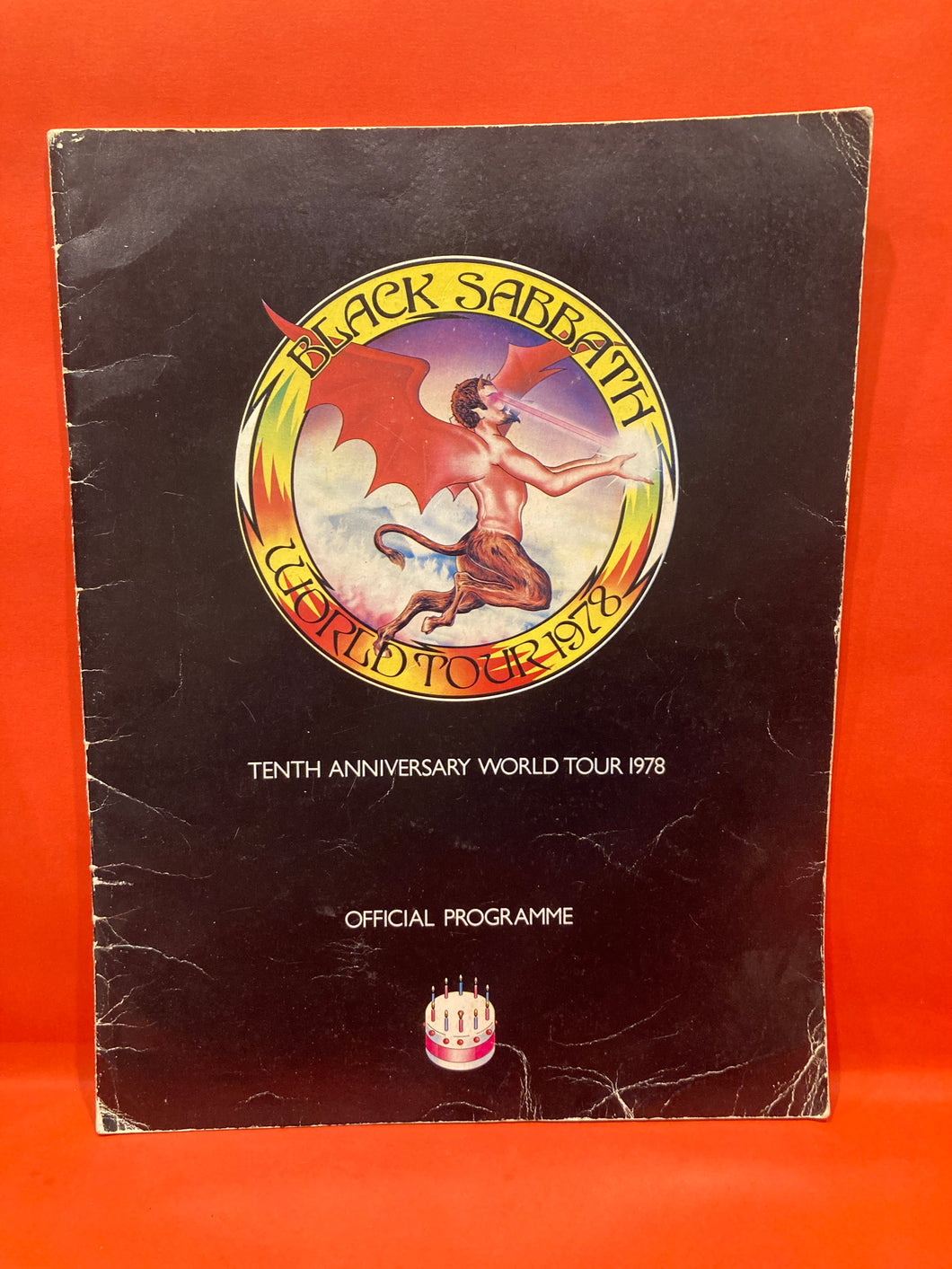 BLACK SABBATH WORLD TOUR 1978  - PROGRAM  - RARE