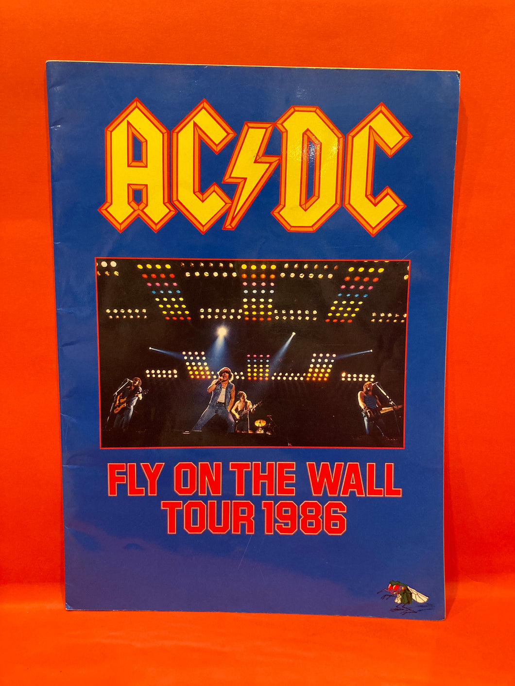 AC/DC- FLY ON THE WALL TOUR 1986 - PROGRAM  - RARE