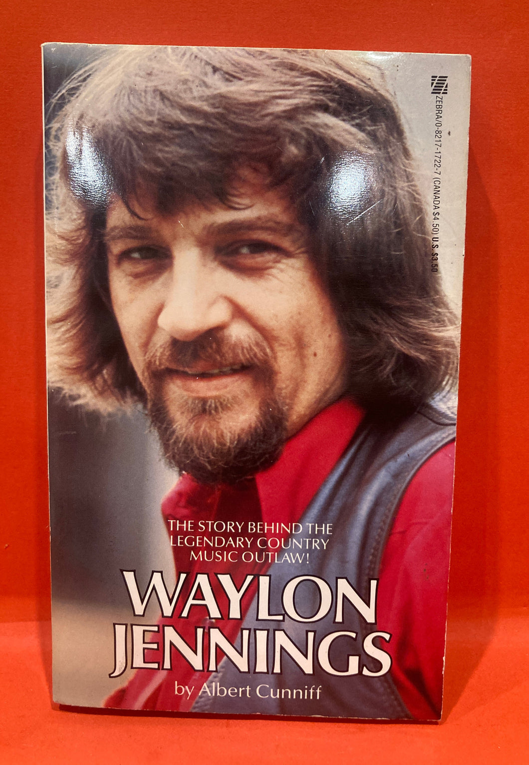 WAYLON JENNINGS - ALBERT CUNNIFF - 1985 PAPERBACK