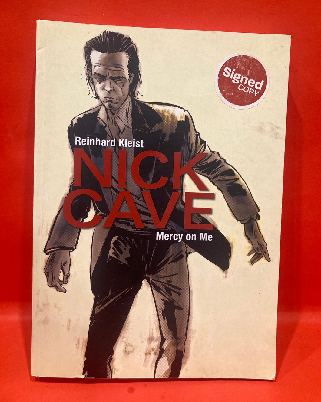 NICK CAVE: MERCY ON ME - REINHARD KLIEST - GRAHIC NOVEL - PAPERBACK - SIGNED COPY